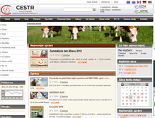 Tablet Screenshot of cestr.cz